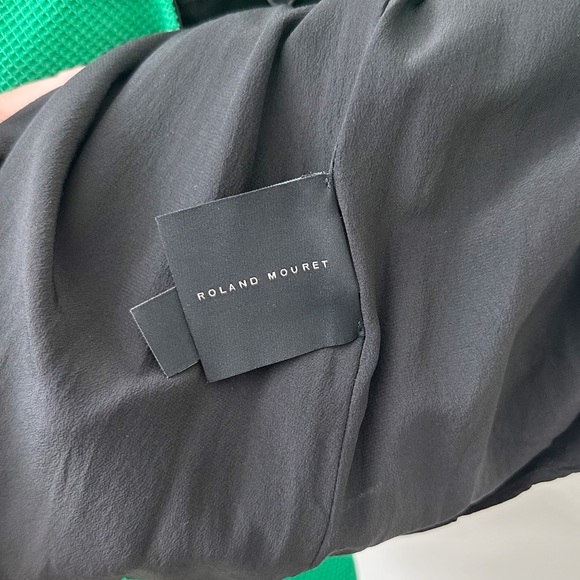 Roland Mouret Redworth Kelly Green Flouce Dress - Picture 13 of 16